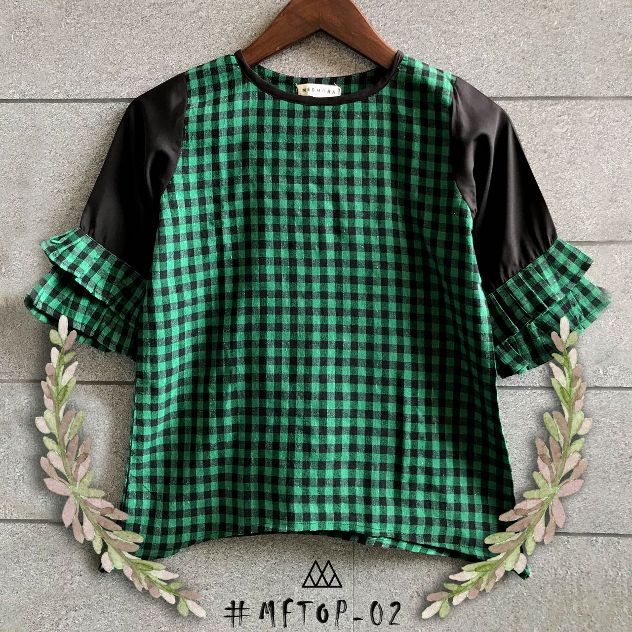 Shortly Checks By Mesmora 01 To 06 Series Stylish Beautiful Colorful Fancy Casual Wear & Ready To Wear & Ethnic Wear Cotton Tops At Wholesale Price