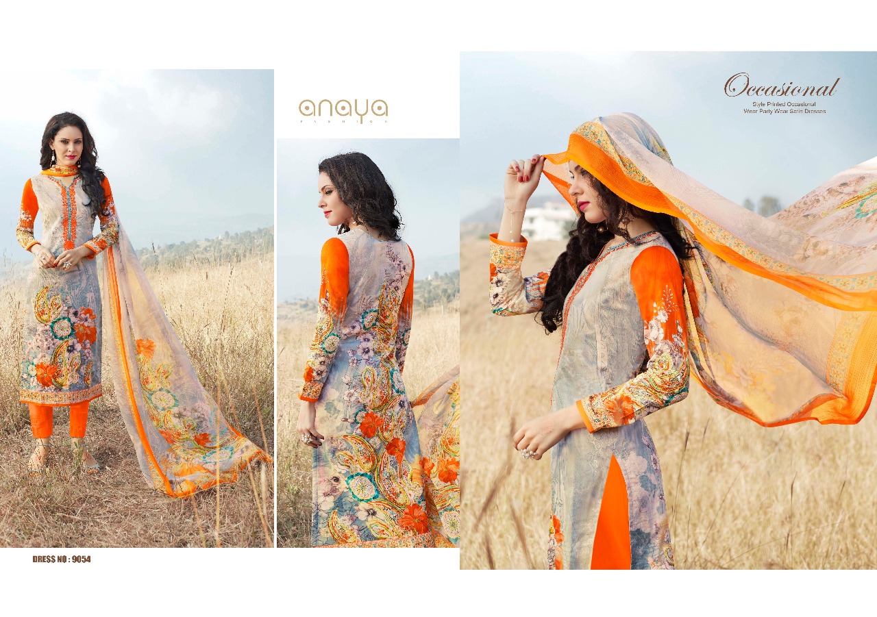 Signature By Anaya 9051 To 9060 Series Beautiful Collection Suits Stylish Fancy Colorful Casual Wear & Ethnic Wear Cambric Printed Dresses At Wholesale Price