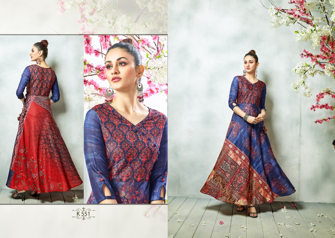 Silk Mode Vol-2 By Eternal 550 To 557 Series Beautiful Colorful Stylish Fancy Casual Wear & Ethnic Wear & Ready To Wear Manipuri Printed Kurtis At Wholesale Price