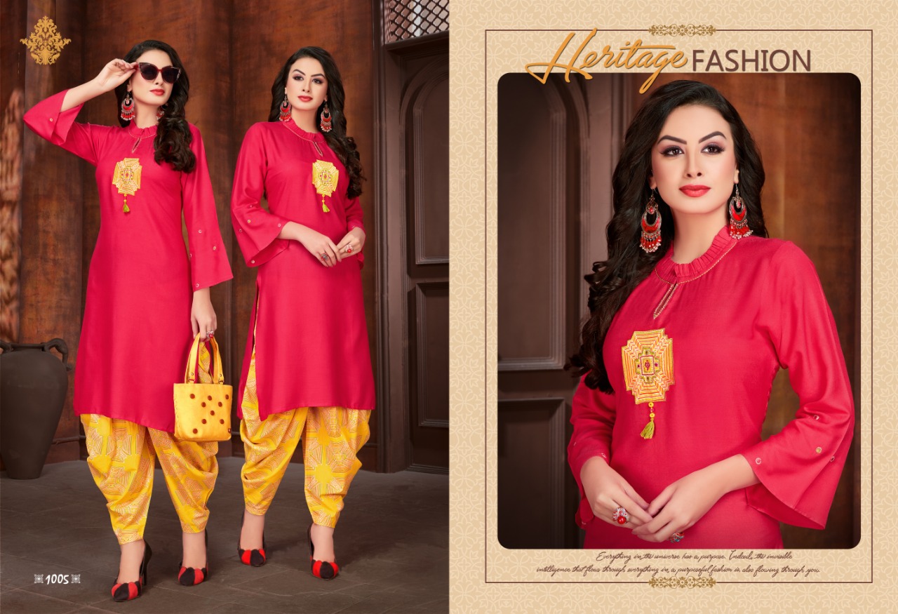 Silky By Mayur Kala 1001 To 1006 Series Beautiful Stylish Fancy Colorful Casual Wear & Ethnic Wear & Ready To Wear Heavy Rayon Kurtis At Wholesale Price