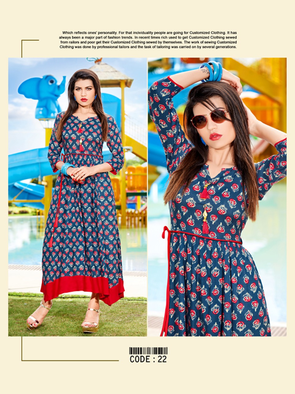 Simi Vol-2 By Krisha 21 To 26 Series Designer Beautiful Stylish Fancy Colorful Casual Wear & Ethnic Wear Heavy Rayon Printed Kurtis At Wholesale Price