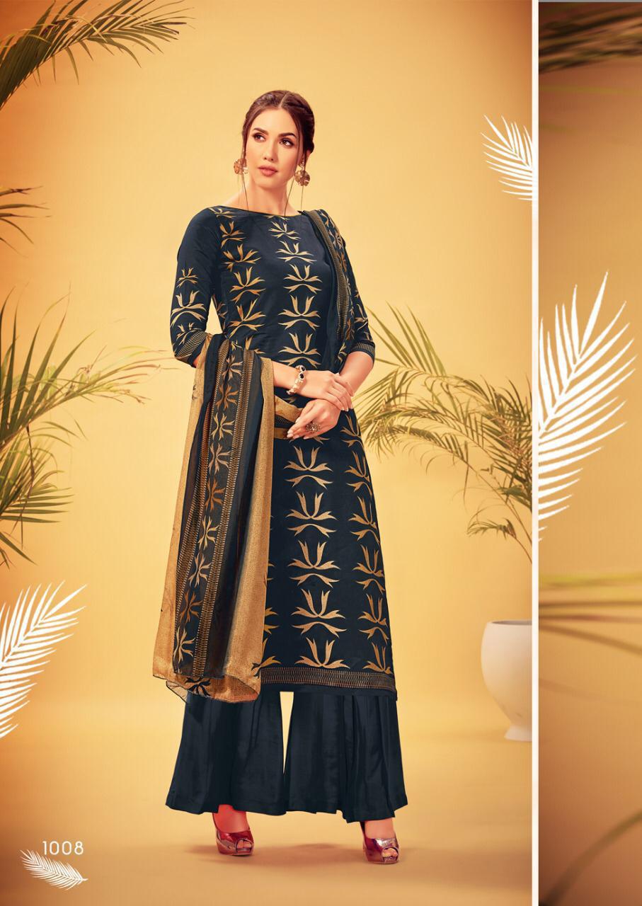 Simora By Sunrise Creation 1001 To 1009 Series Beautiful Colorful Stylish Pretty Party Wear Casual Wear Occasional Wear Glace Cotton Printed Dresses At Wholesale Price
