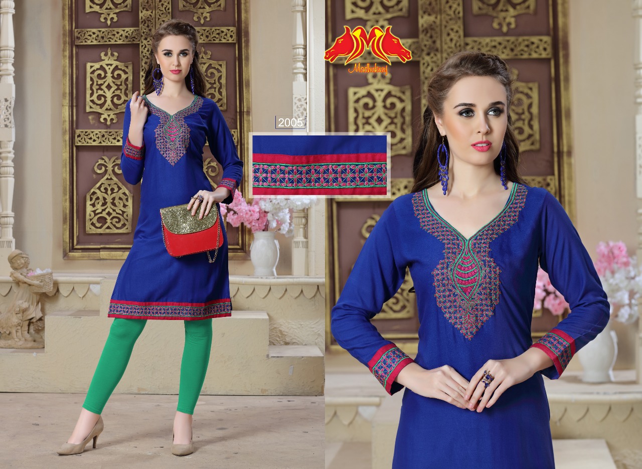 Sizzler By Moh Trendz 2001 To 2012 Series Beautiful Stylish Fancy Colorful Casual Wear & Ethnic Wear Rayon Embroidered Kurtis At Wholesale Price