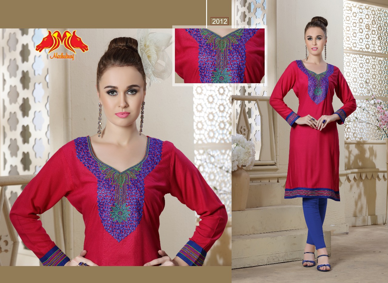 Sizzler By Moh Trendz 2001 To 2012 Series Beautiful Stylish Fancy Colorful Casual Wear & Ethnic Wear Rayon Embroidered Kurtis At Wholesale Price