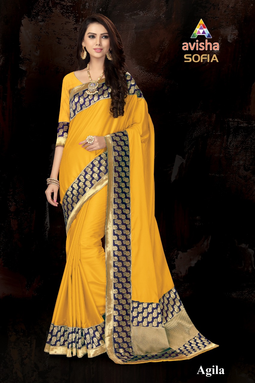 Sofia By Avisha 01 To 05 Series Indian Traditional Wear Collection Beautiful Stylish Fancy Colorful Party Wear & Occasional Wear Handloon Cotton Soft Silk Sarees At Wholesale Price