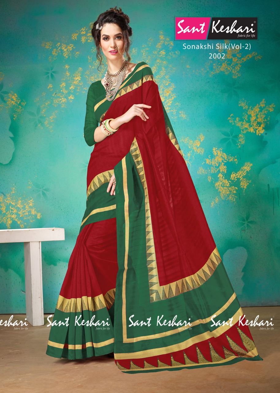 Sonakshi Silk Vol-2 By Sant Keshari 2001 To 2006 Series Beautiful Fancy Colorful Traditional Wear Festive Collection Party Wear & Occasional Wear Bhagalpuri Cotton Sarees At Wholesale Price