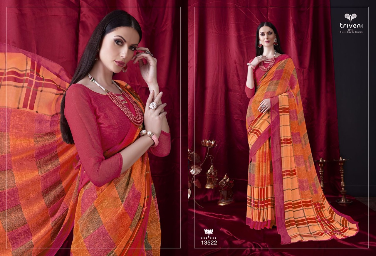 Sophie Vol-6 By Triveni 13513 To 13524 Series Indian Traditional Wear Collection Beautiful Stylish Fancy Colorful Party Wear & Occasional Wear Georgette Embroidered Sarees At Wholesale Price