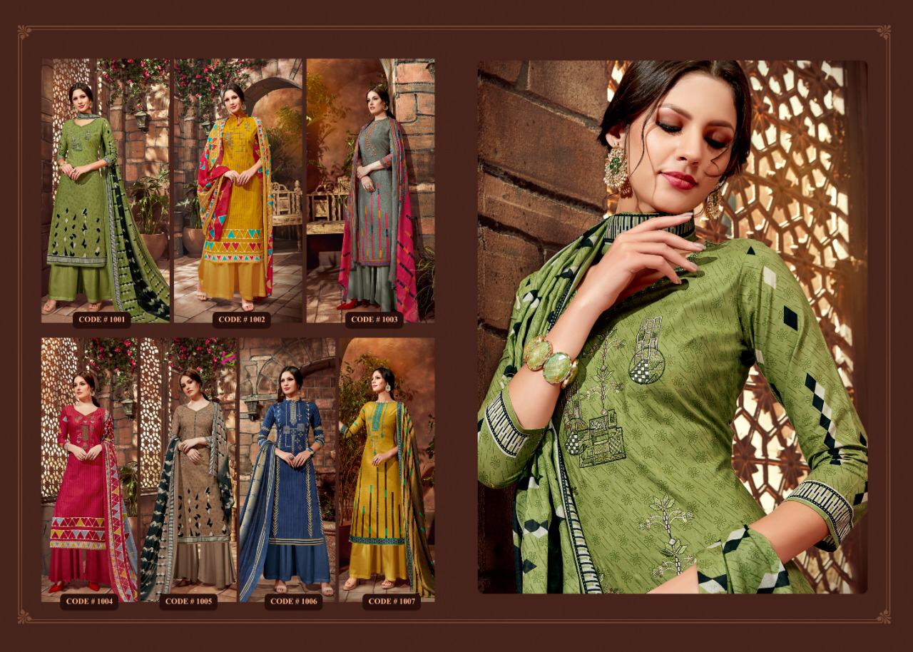 Soulmate Vol-1 By Kalapriya 1001 To 1007 Series Designer Suits Beautiful Stylish Fancy Colorful Party Wear & Ethnic Wear Pure Premium Cotton Digital Print Dresses At Wholesale Price