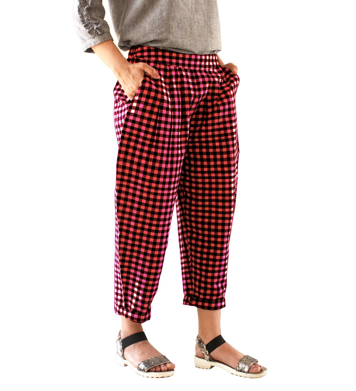 Square Pants By Mesmora Designer Beautiful Stylish Fancy Colorful Casual Wear & Ready To Wear & Ethnic Wear Khadi Poly Cotton Pants At Wholesale Price