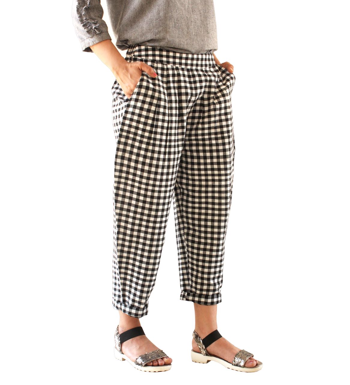 Square Pants By Mesmora Designer Beautiful Stylish Fancy Colorful Casual Wear & Ready To Wear & Ethnic Wear Khadi Poly Cotton Pants At Wholesale Price