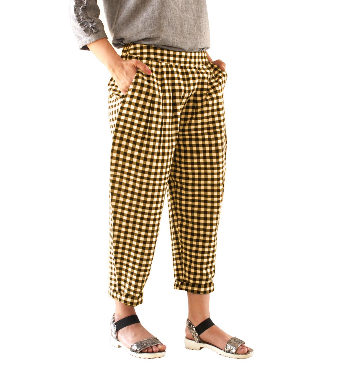 Square Pants By Mesmora Designer Beautiful Stylish Fancy Colorful Casual Wear & Ready To Wear & Ethnic Wear Khadi Poly Cotton Pants At Wholesale Price