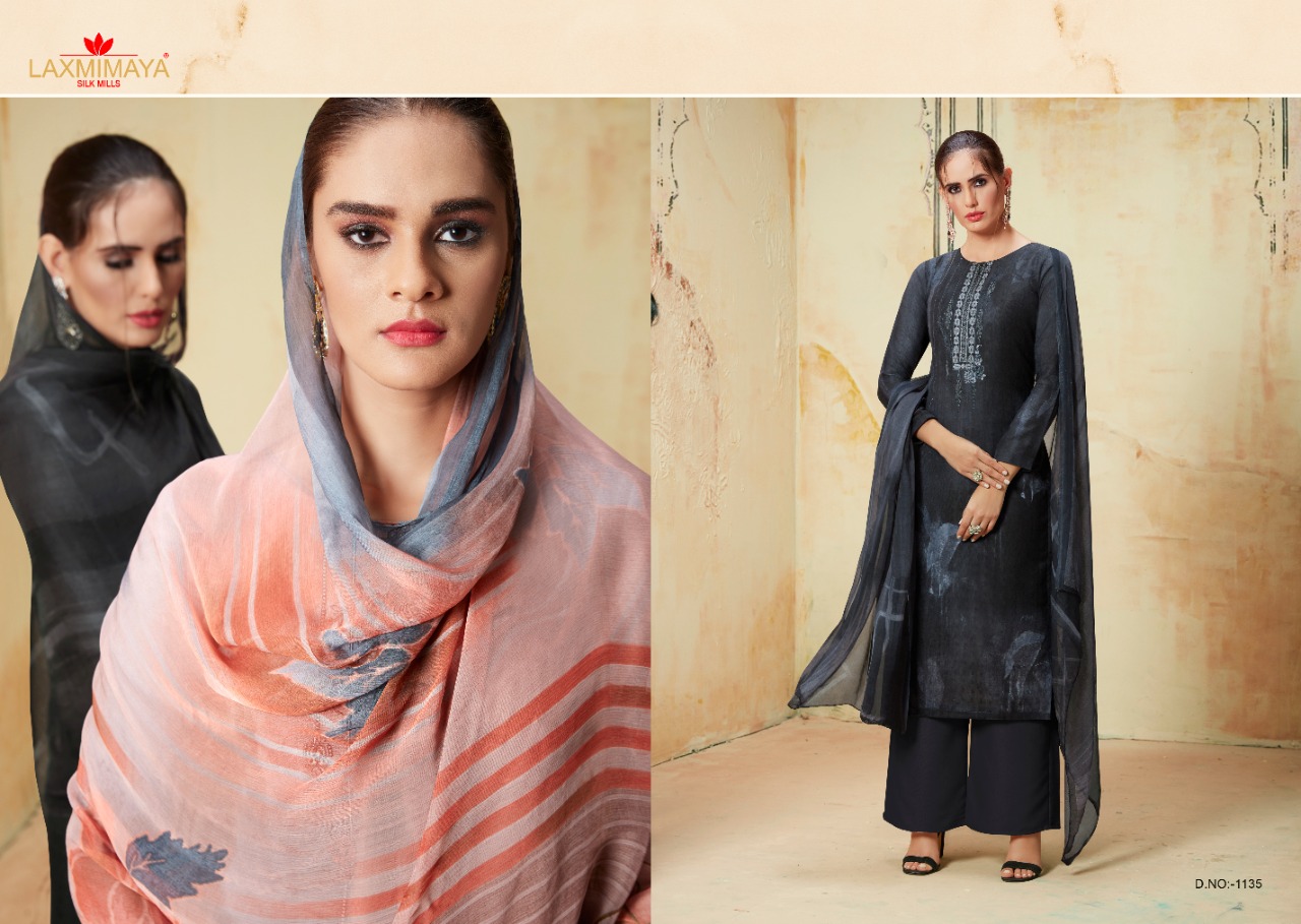 Sufiya By Laxmimaya Silk Mills 1130 To 1139 Series Beautiful Stylish Fancy Colorful Casual & Party Wear & Ethnic Wear Pure Pashmina Printed With Embroidery Dresses At Wholesale Price