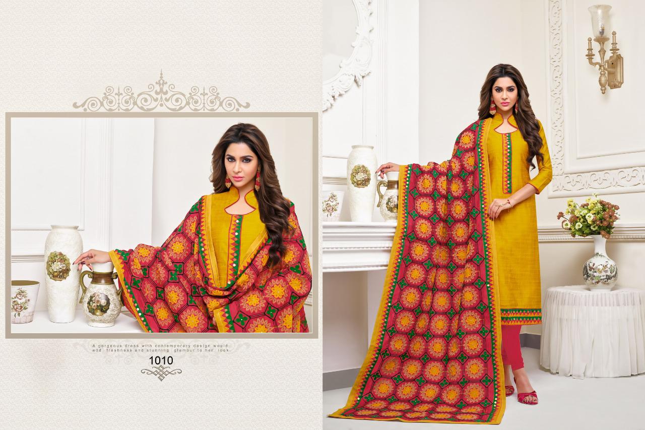 Sui Dhaga By Shagun Lifestyle 1001 To 1012 Series Suits Collection Beautiful Stylish Fancy Colorful Party Wear & Occasional Wear Stripe Butti Silk With South Lace Work Dresses At Wholesale Price