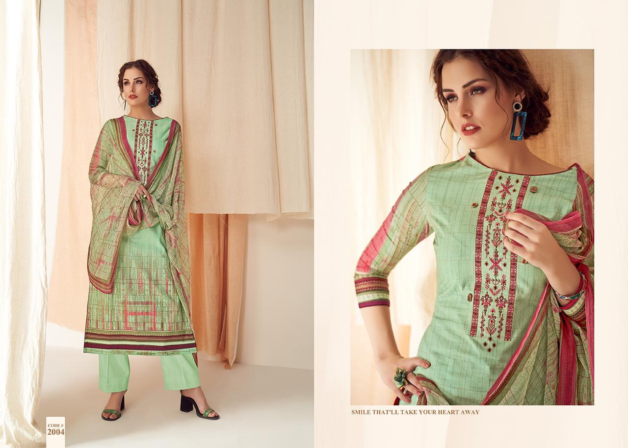 Summer Glance By Kala Noor 2001 To 2007 Series Beautiful Colorful Fancy Stylish Casual Wear & Ethnic Wear Cotton Slub Satin With Embroidery Dresses At Wholesale Price