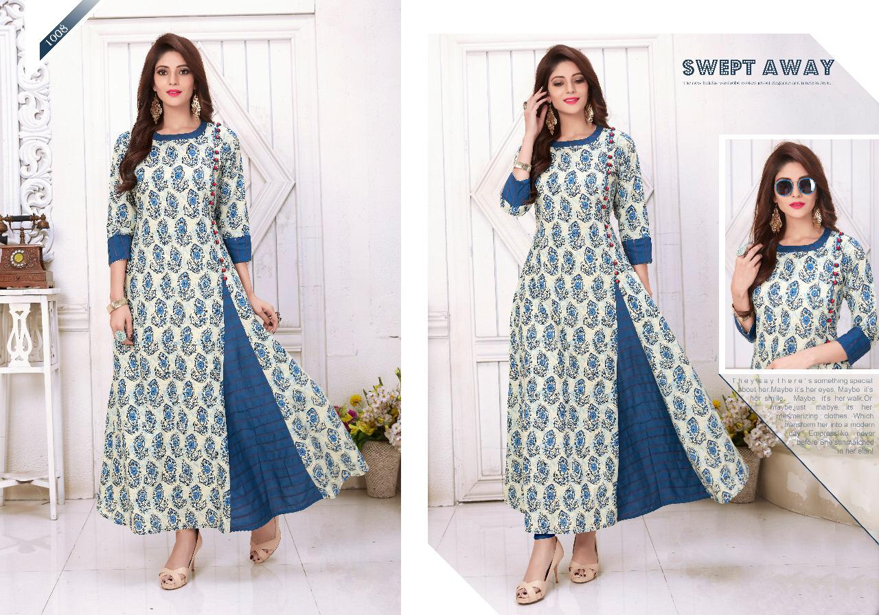 Sun Shine By Studio Manav Mills 1001 To 1012 Series Indian Traditional Wear Collection Beautiful Stylish Fancy Colorful Party Wear & Occasional Wear Heavy Rayon Kurtis At Wholesale Price