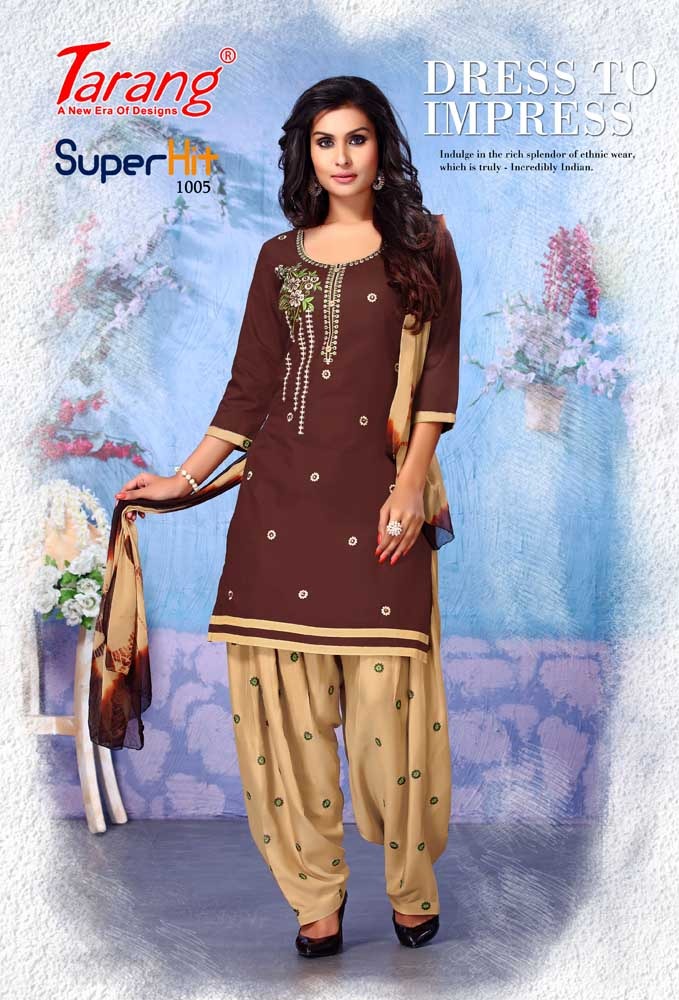Superhit By Tarang 1001 To 1010 Series Beautiful Stylish Fancy Colorful Casual Wear & Ethnic Wear Heavy Rayon Printed Dresses At Wholesale Price