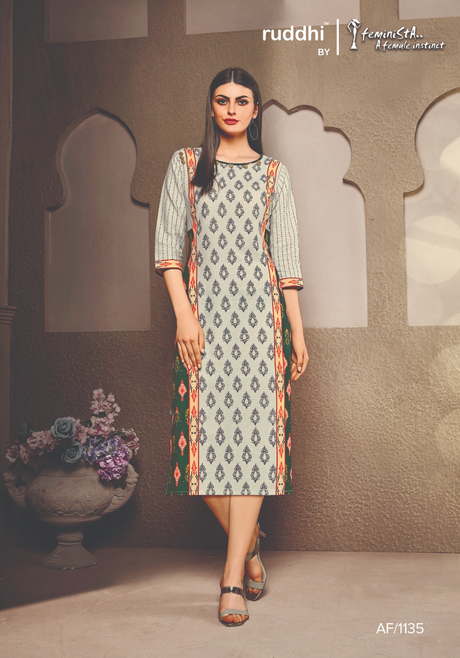 Superior By Feminista 1131 To 1137 Series Beautiful Colorful Stylish Fancy Casual Wear & Ethnic Wear & Ready To Wear Organic Cotton (khadi) Printed Kurtis At Wholesale Price
