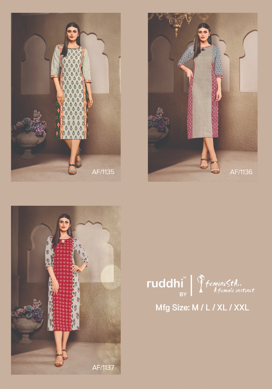 Superior By Feminista 1131 To 1137 Series Beautiful Colorful Stylish Fancy Casual Wear & Ethnic Wear & Ready To Wear Organic Cotton (khadi) Printed Kurtis At Wholesale Price