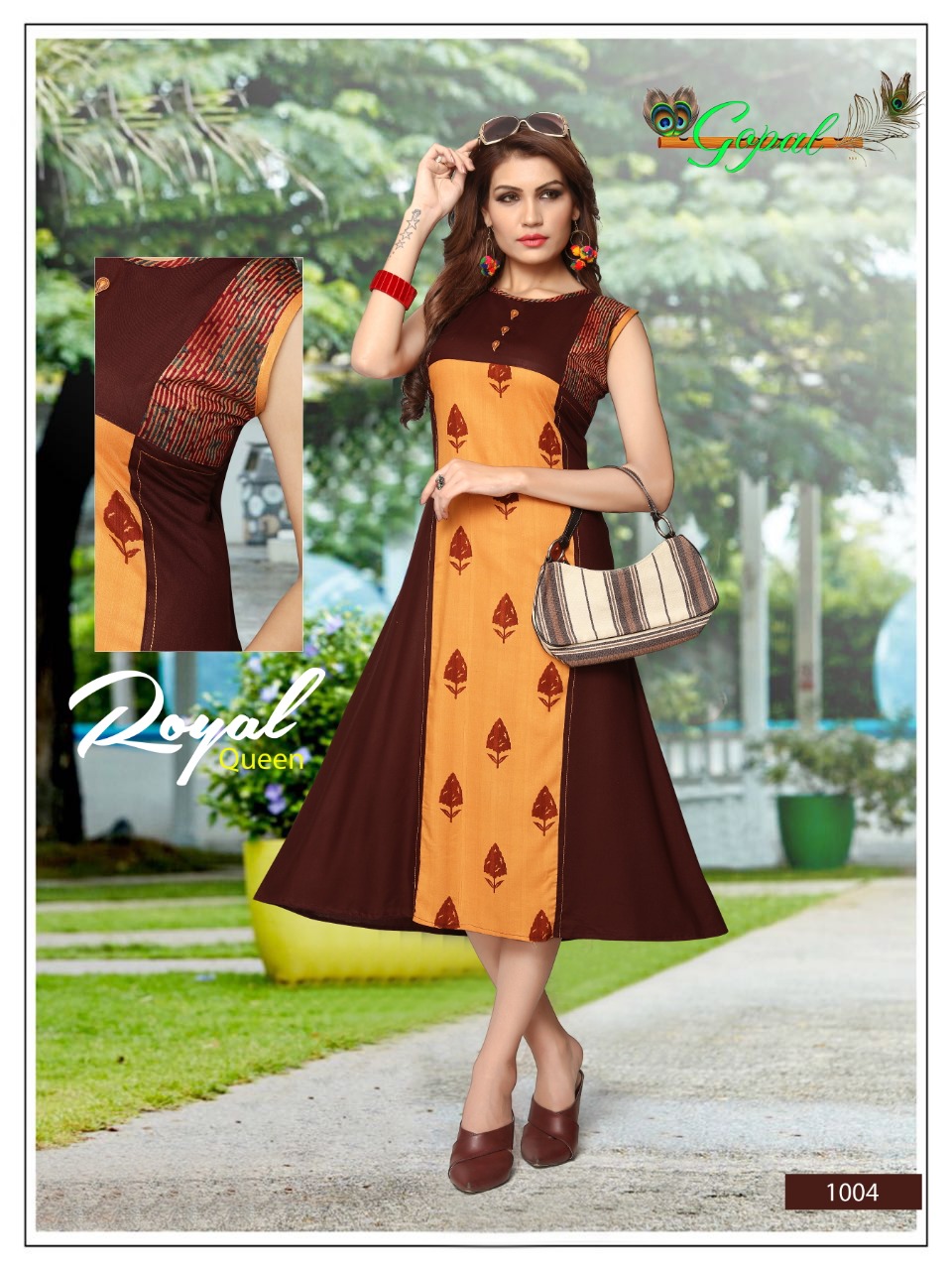 Swag Vol-2 By Gopal 1001 To 1008 Series Beautiful Colorful Stylish Fancy Casual Wear & Ethnic Wear & Ready To Wear Heavy Rayon Printed Kurtis At Wholesale Price