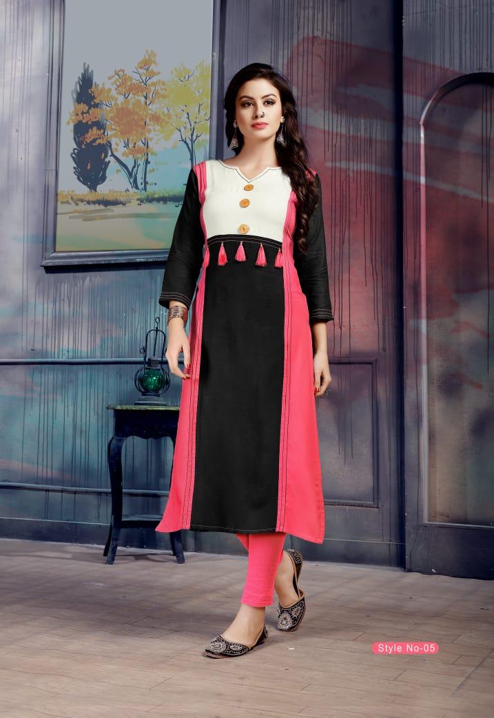 Swara Vol-1 By Kayra Lifestyle 01 To 08 Series Beautiful Stylish Fancy Colorful Party Wear & Casual Wear & Ready To Wear Rayon Printed Kurtis At Wholesale Price