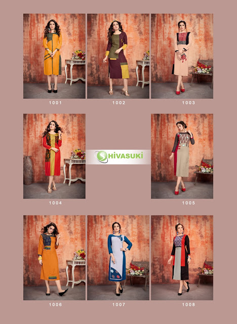 Swara Vol-1 By Shivasuki 1001 To 1008 Series Stylish Colorful Fancy Beautiful Casual Wear & Ethnic Wear Rayon Printed Kurtis At Wholesale Price