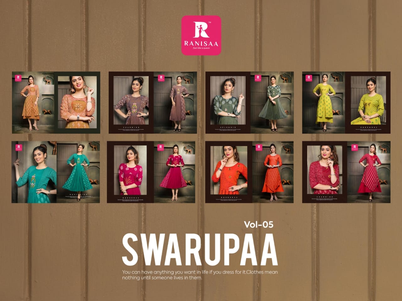 Swarupaa Vol-5 By Ranisa 01 To 08 Series Beautiful Colorful Stylish Fancy Casual Wear & Ethnic Wear & Ready To Wear Cross Tone Rayon Heavy Kurtis At Wholesale Price
