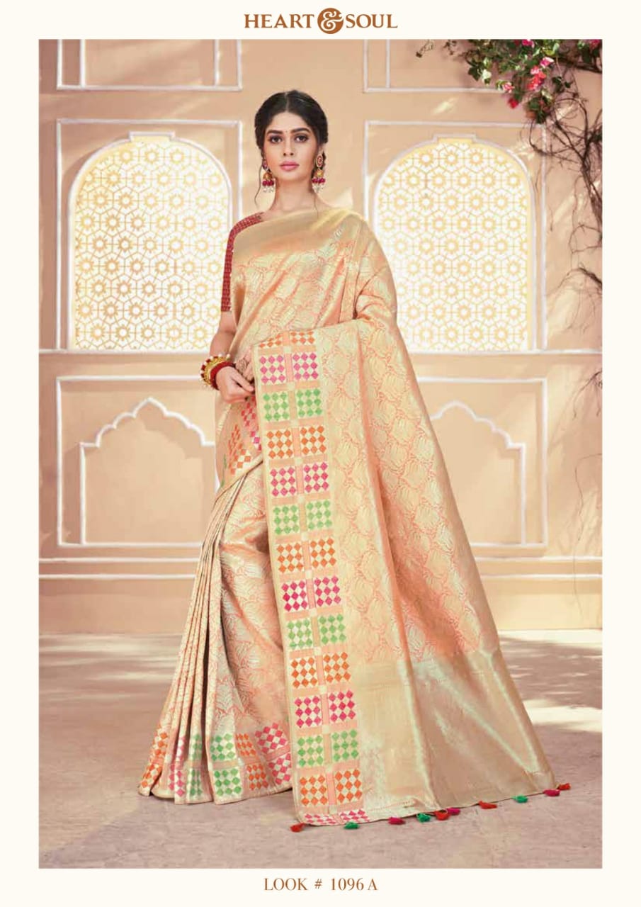 Tanaaz By Heart & Soul Indian Traditional Wear Collection Beautiful Stylish Fancy Colorful Party Wear & Occasional Wear Fancy Sarees At Wholesale Price