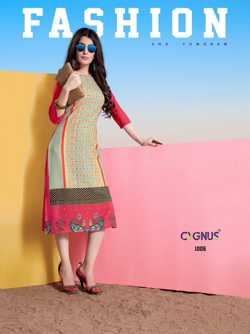 Tannu By Cygnus 1001 To 1008 Series Beautiful Colorful Stylish Fancy Casual Wear & Ethnic Wear & Ready To Wear Heavy Rayon Printed Kurtis At Wholesale Price