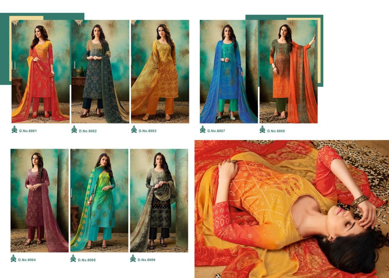 Tanya Vol-2 By Kala Fashion 6001 To 6008 Series Indian Traditional Wear Collection Beautiful Stylish Fancy Colorful Party Wear & Occasional Wear Cotton With Embroidery Dress At Wholesale Price