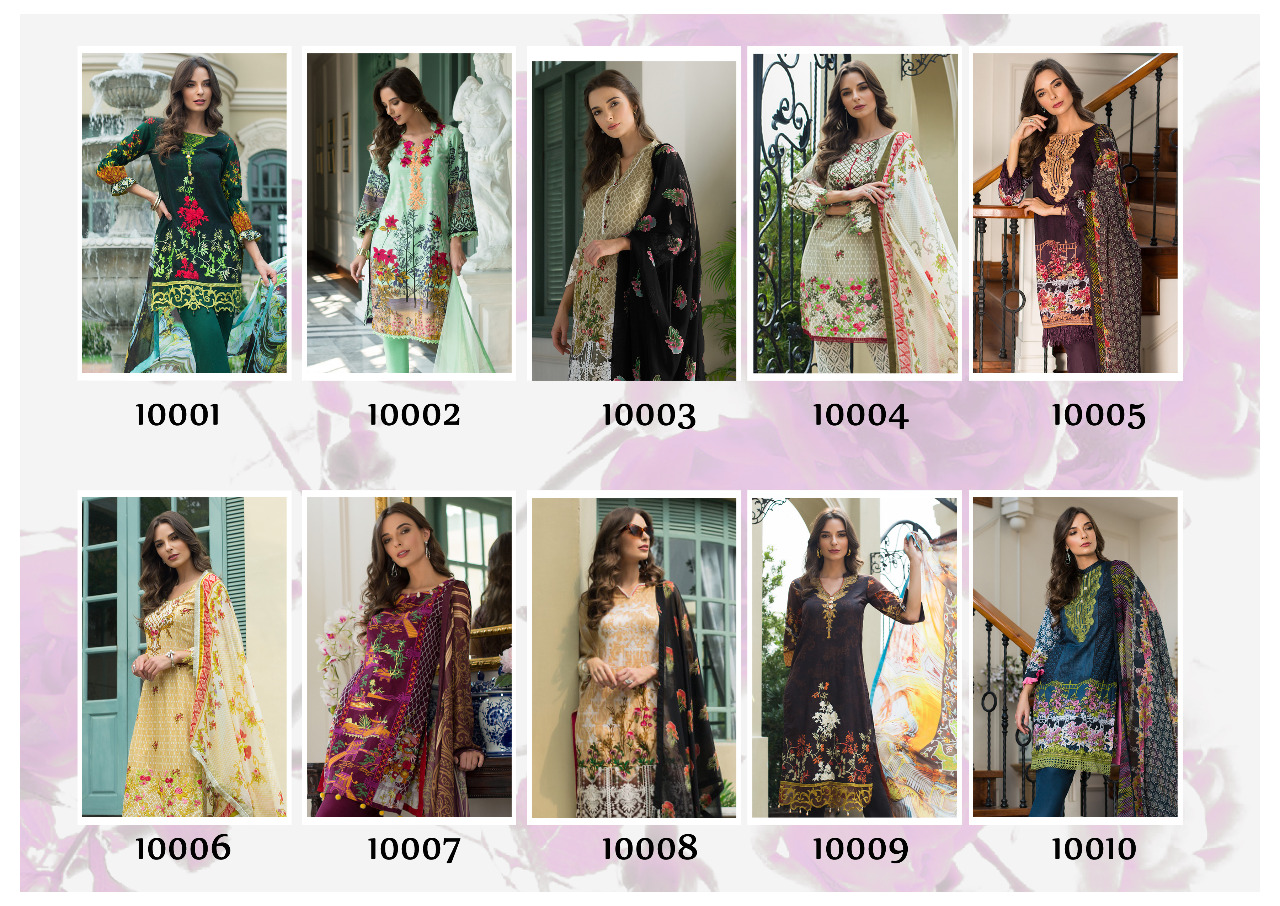 Tawakkal Vol-2 By Fashid Wholesale 10001 To 10010 Series Beautiful Pakistani Stylish Fancy Colorful Casual Wear & Ethnic Wear Cotton Printed Dresses At Wholesale Price