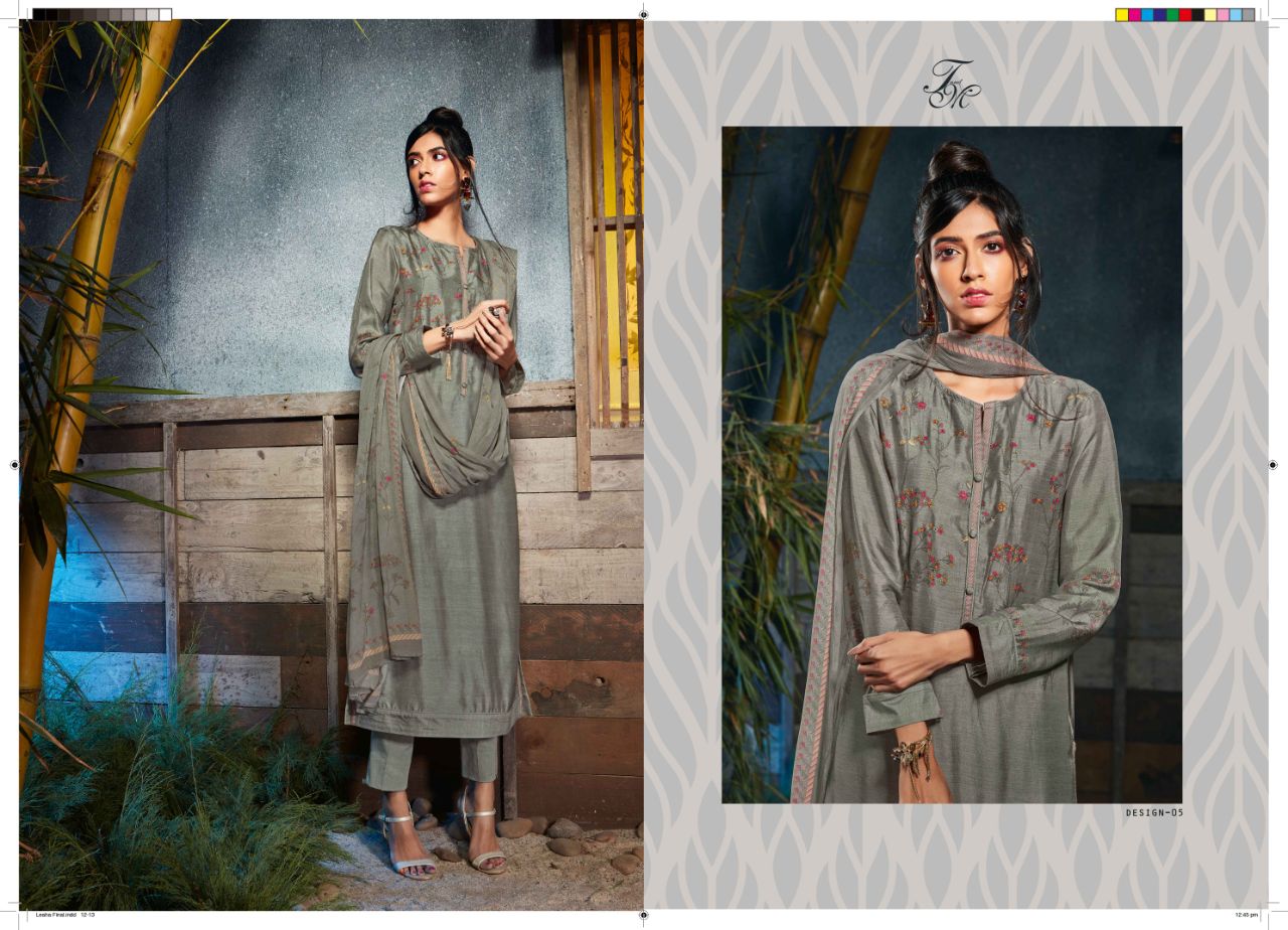 Trisha By T&m Designer 01 To 12 Series Designer Pakistani Suits Beautiful Stylish Fancy Colorful Casual Wear & Ethnic Wear Pure Ram Silk Dresses At Wholesale Price