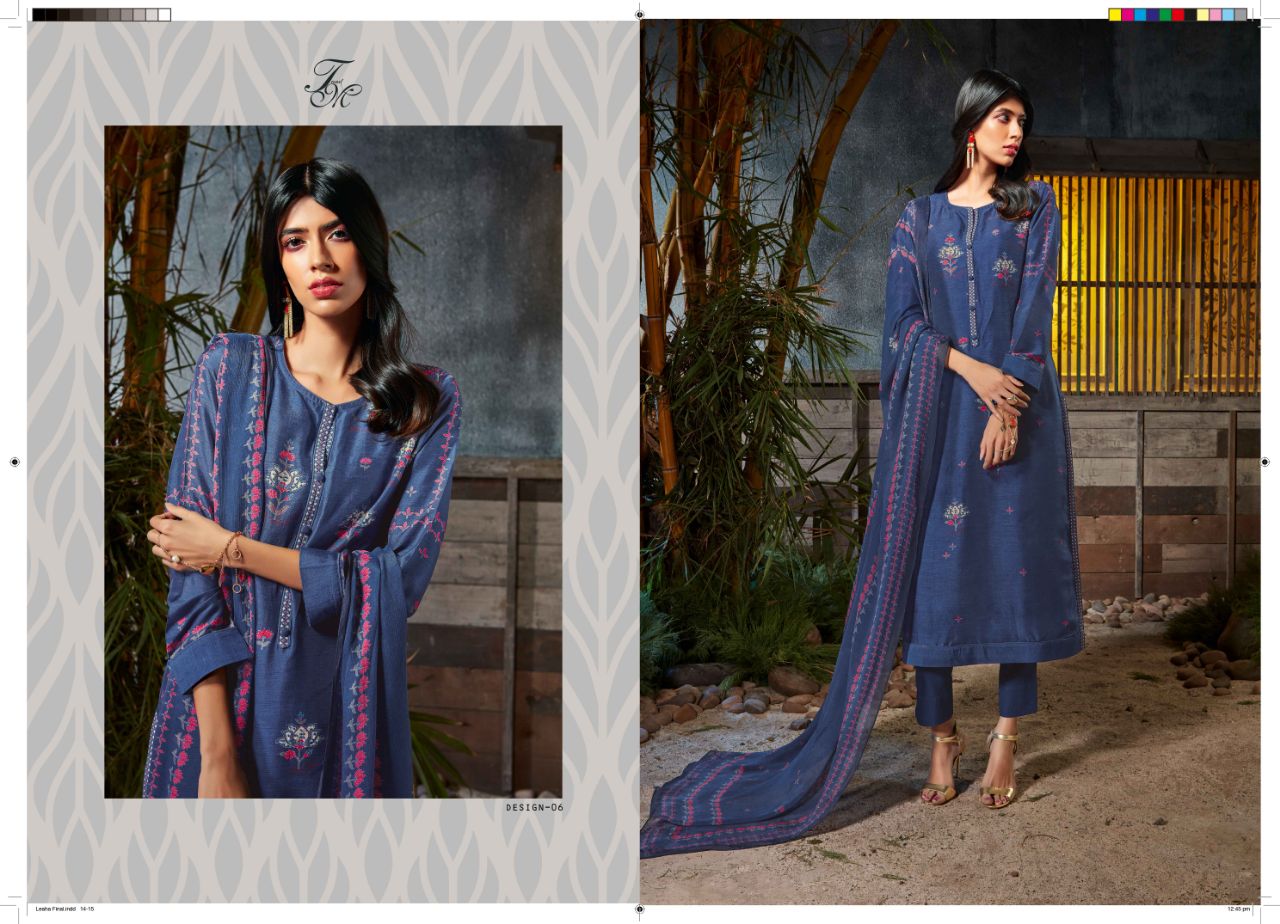 Trisha By T&m Designer 01 To 12 Series Designer Pakistani Suits Beautiful Stylish Fancy Colorful Casual Wear & Ethnic Wear Pure Ram Silk Dresses At Wholesale Price