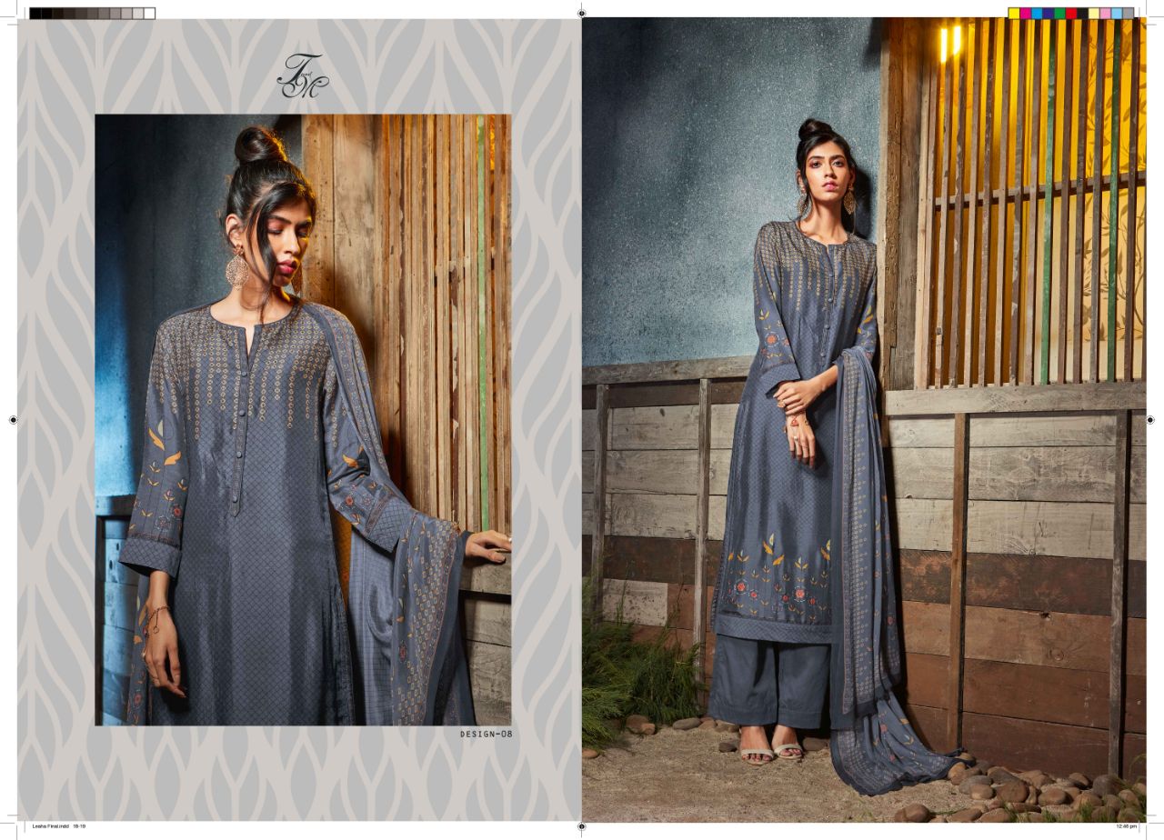 Trisha By T&m Designer 01 To 12 Series Designer Pakistani Suits Beautiful Stylish Fancy Colorful Casual Wear & Ethnic Wear Pure Ram Silk Dresses At Wholesale Price