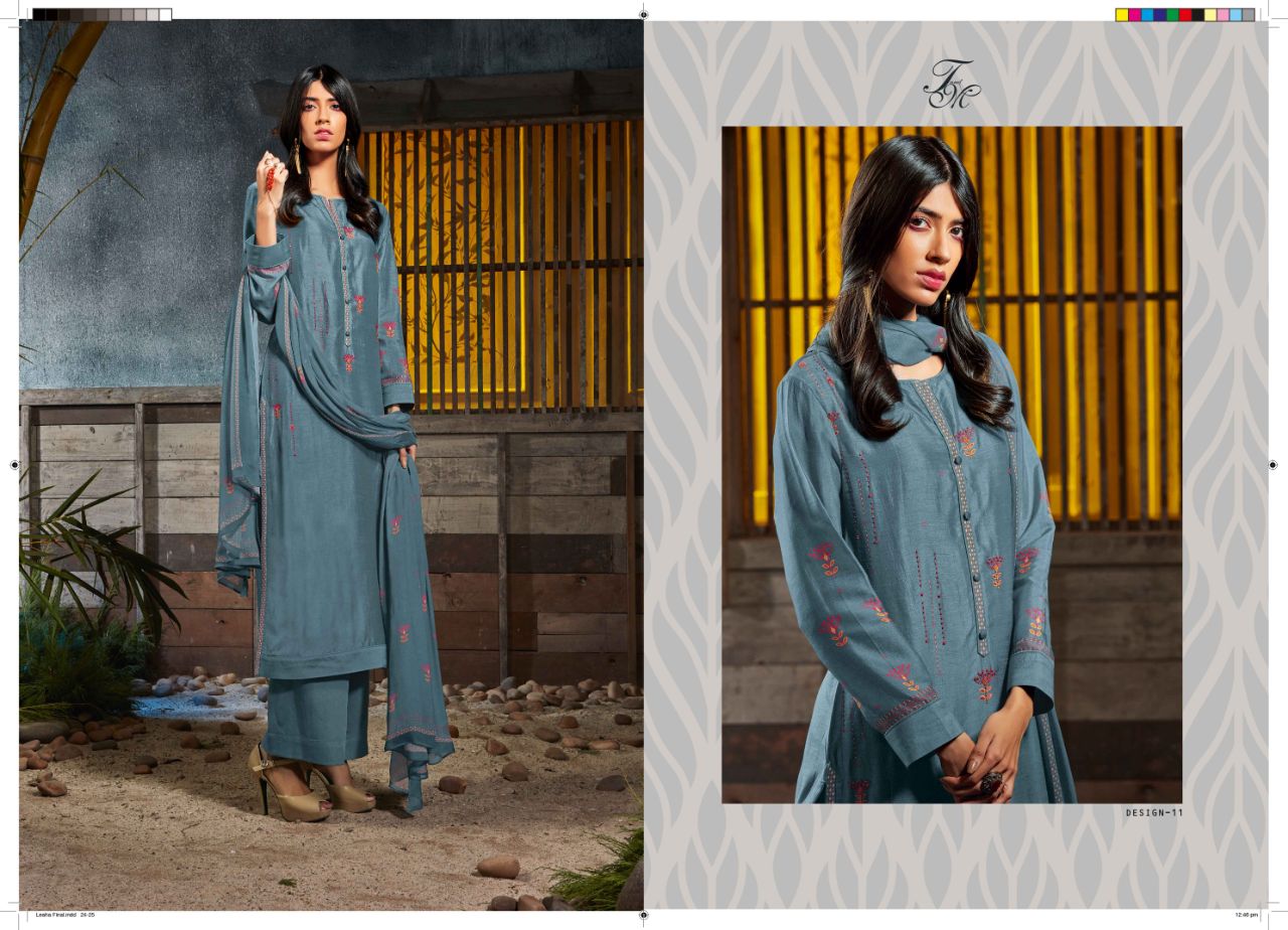 Trisha By T&m Designer 01 To 12 Series Designer Pakistani Suits Beautiful Stylish Fancy Colorful Casual Wear & Ethnic Wear Pure Ram Silk Dresses At Wholesale Price