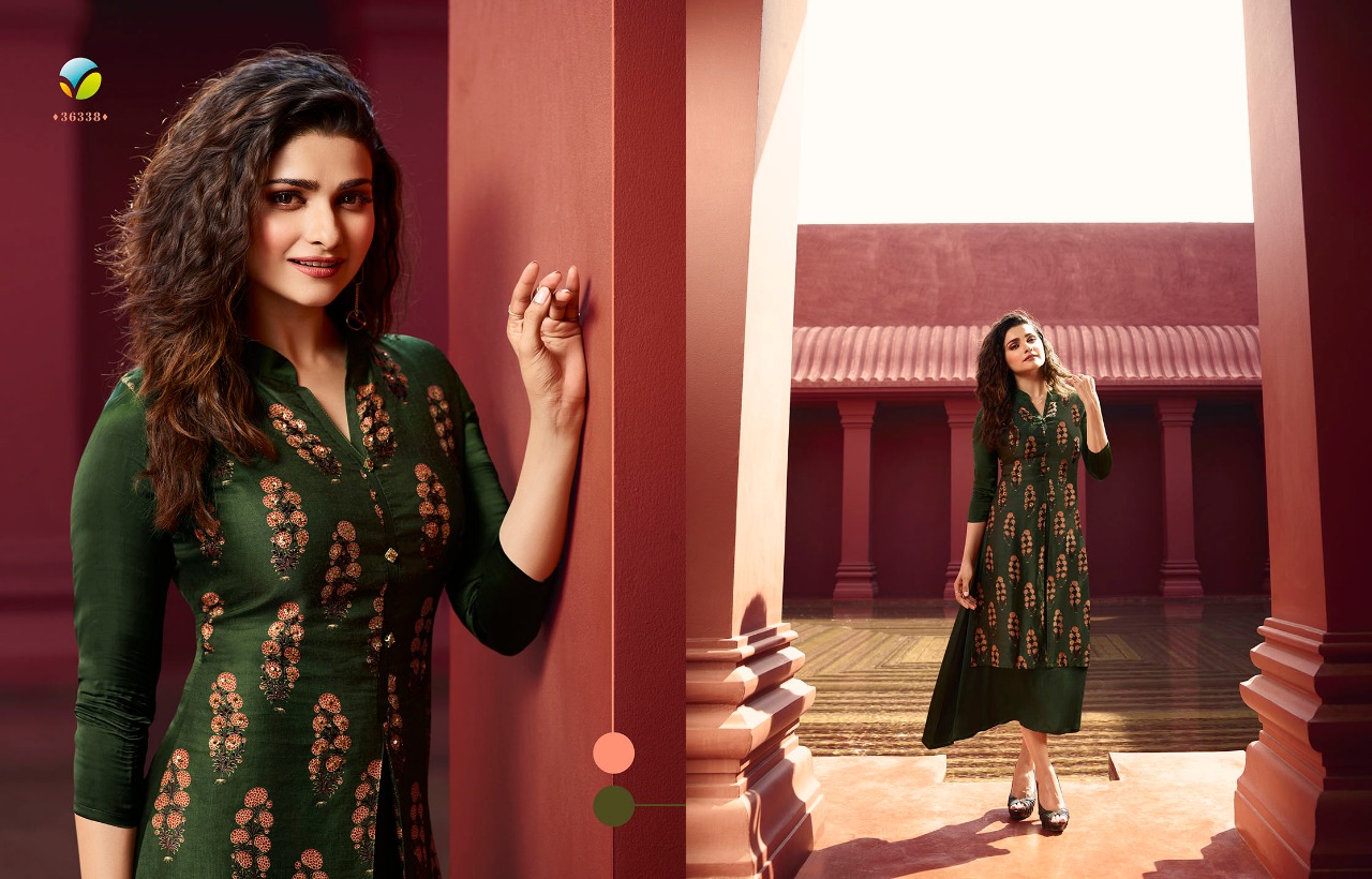 Tumbaa Destiny By Vinay Fashion 36331 To 36339 Series Beautiful Colorful Stylish Fancy Casual Wear & Ethnic Wear & Ready To Wear Dola Silk With Polo Silk Inner  Kurtis At Wholesale Price