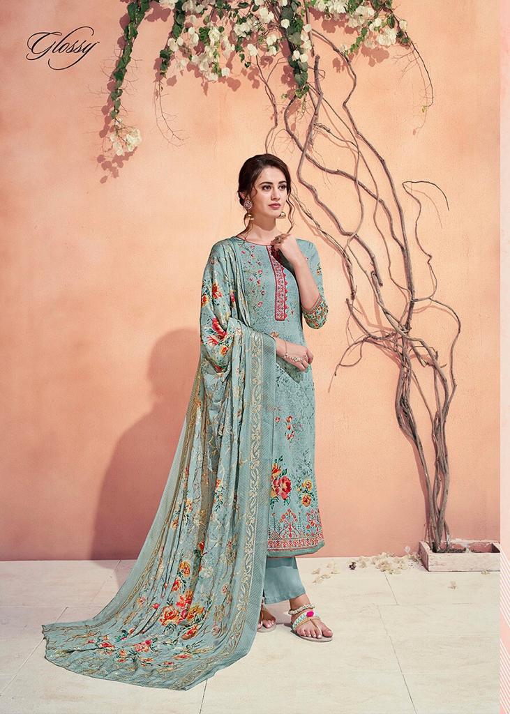 Umarao By Glossy 918 To 925 Series Suits Collection Beautiful Stylish Fancy Colorful Casual Wear & Ethnic Wear Cotton Silk Digital Printed With Embroidery Work Dresses At Wholesale Price
