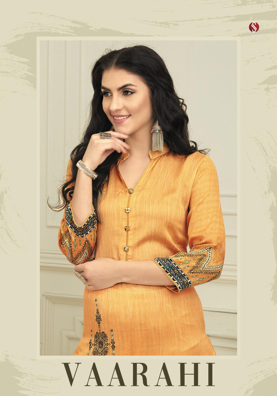 Vaarahi By Saanjh 1037 To 1042 Series Beautiful Suits Colorful Stylish Fancy Colorful Casual Wear & Ethnic Wear Viscose Bemberg Cotton With Handwork Dresses At Wholesale Price