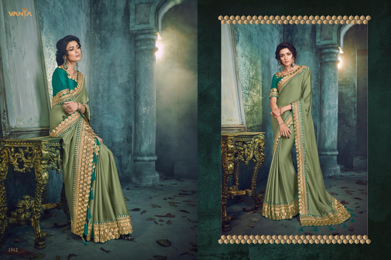 Vanya Vol-6 By Vanya 1501 To 1517 Series Indian Traditional Wear Collection Beautiful Stylish Fancy Colorful Party Wear & Occasional Wear Fancy Sarees At Wholesale Price