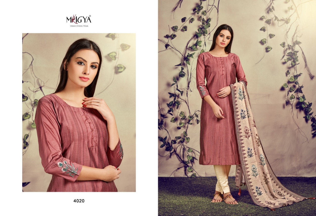 Varnika By Mrigya 4018 To 4022 Series Beautiful Colorful Stylish Fancy Casual Wear & Ethnic Wear & Ready To Wear Silk Kurtis At Wholesale Price