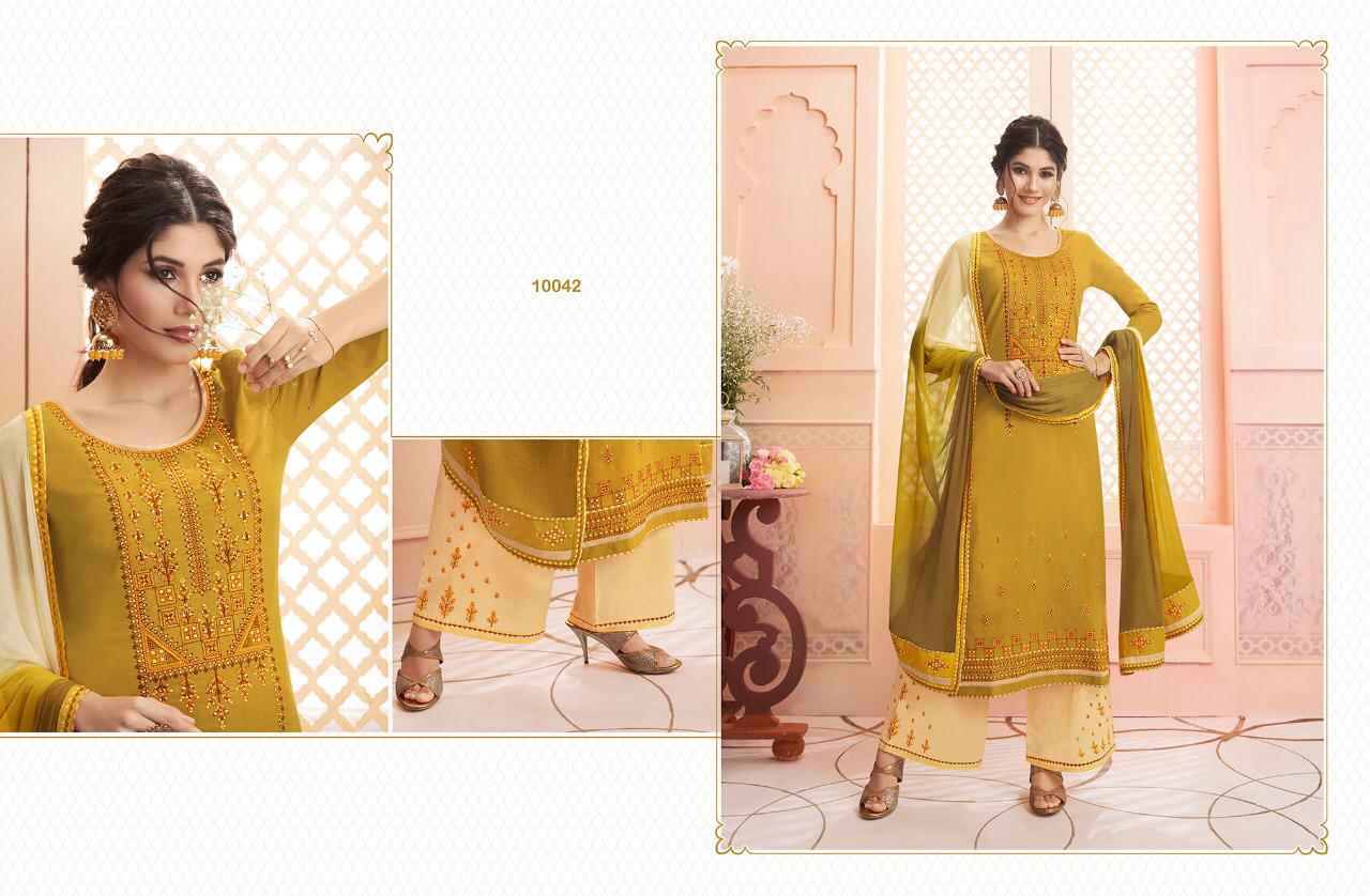Vastra Vol-2 By Ramaiya 10041 To 10048 Series Beautiful Suits Collection Beautiful Stylish Fancy Colorful Casual Wear & Ethnic Wear Pure Cotton Work Dresses At Wholesale Price