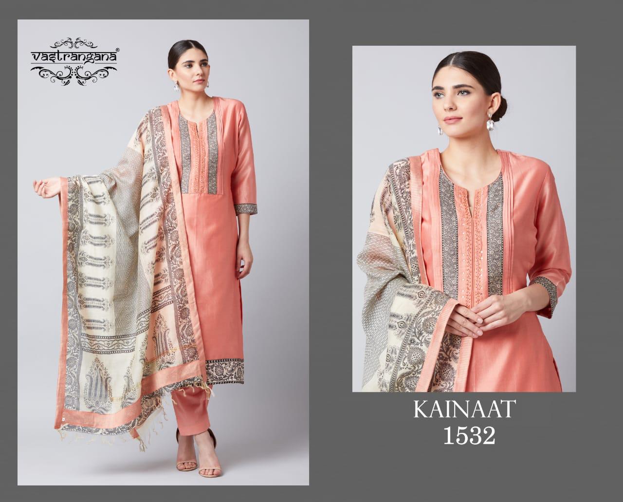 Kainaat By Vastrangana 1529 To 1542 Series Beautiful Colorful Fancy Stylish Casual Wear & Ethnic Wear Fancy Embroidery Dresses At Wholesale Price