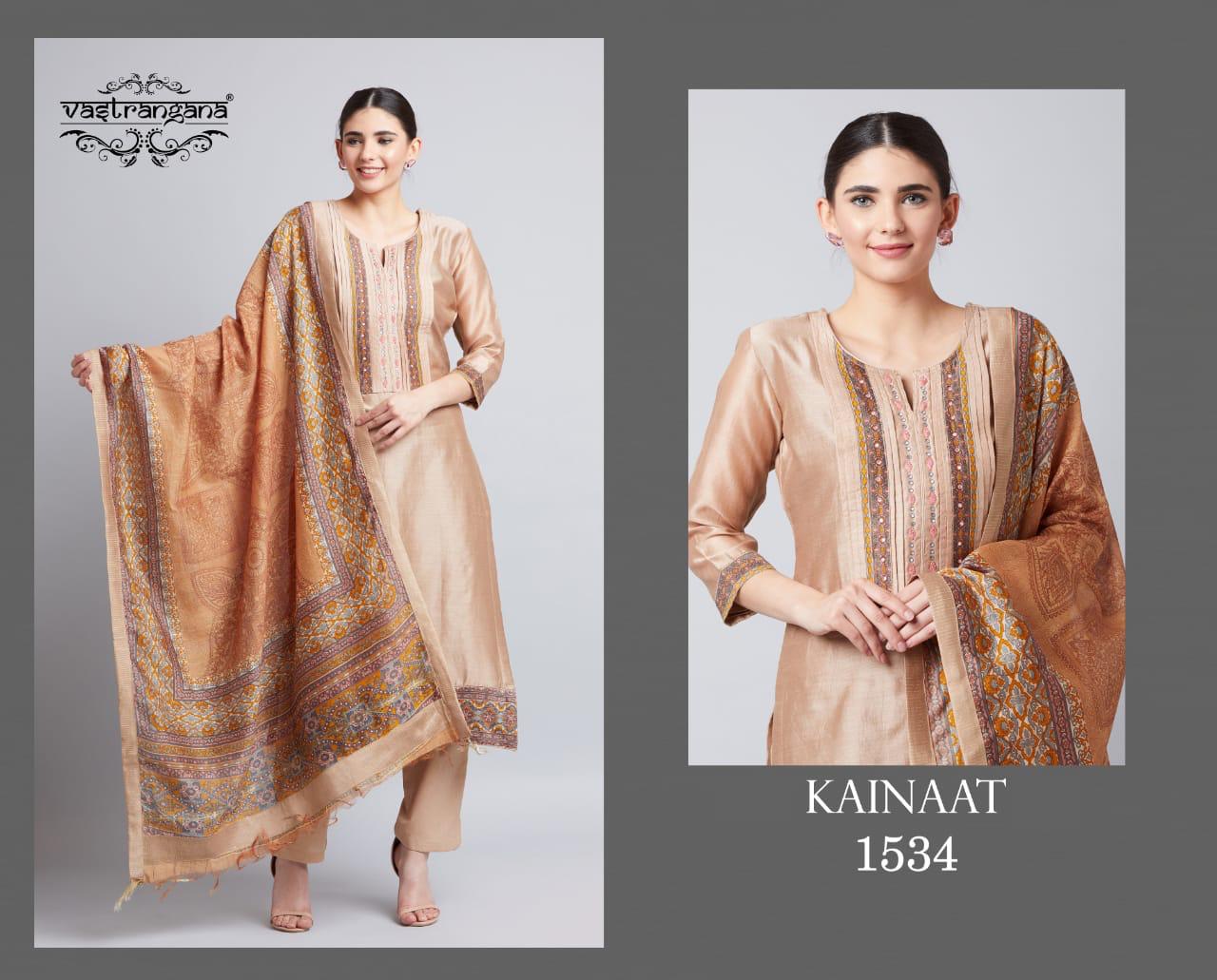 Kainaat By Vastrangana 1529 To 1542 Series Beautiful Colorful Fancy Stylish Casual Wear & Ethnic Wear Fancy Embroidery Dresses At Wholesale Price