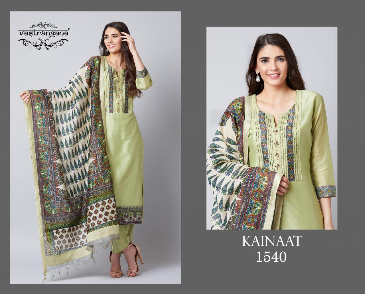 Kainaat By Vastrangana 1529 To 1542 Series Beautiful Colorful Fancy Stylish Casual Wear & Ethnic Wear Fancy Embroidery Dresses At Wholesale Price