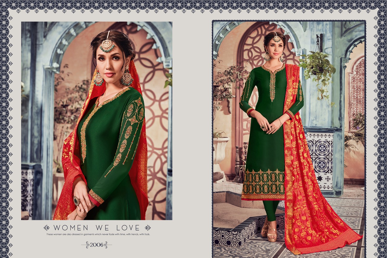 Veera Vol-2 By Amirah 2001 To 2007 Series Designer Festive Suits Collection Beautiful Stylish Fancy Colorful Party Wear & Occasional Wear Satin Georgette Embroidered Dresses At Wholesale Price