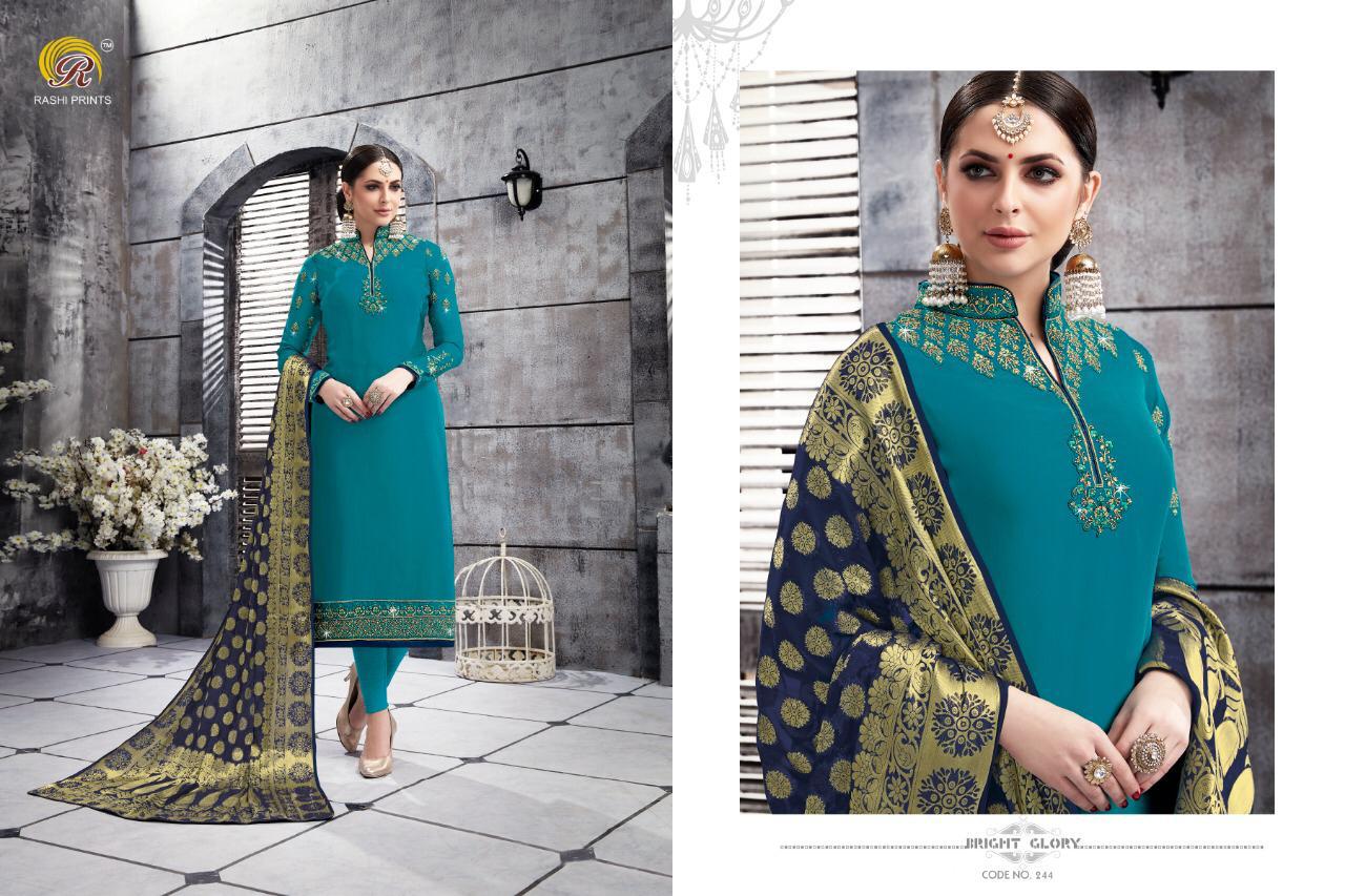 Veera By Rashi Prints 241 To 247 Series Designer Festive Suits Collection Beautiful Stylish Fancy Colorful Party Wear & Occasional Wear Satin Georgette Dresses At Wholesale Price