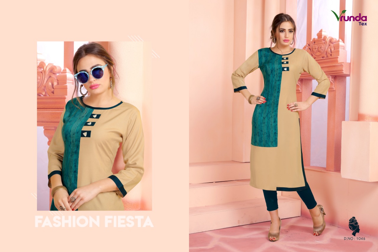 Victoria By Vrunda Tex 1041 To 1408 Beautiful Stylish Fancy Colorful Casual Wear & Ethnic Wear & Ready To Wear Heavy Rayon Printed Kurtis At Wholesale Price