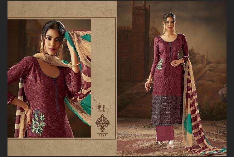Vintage By Sb Trendz 4081 To 4090 Series Pakistani Suits Beautiful Stylish Fancy Colorful Designer Party Wear & Ethnic Wear Pure Jam Cotton Printed Dresses At Wholesale Price