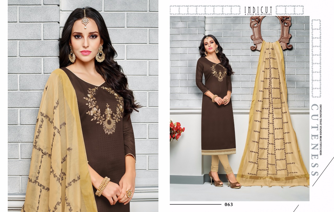 Virasat By Angroop Plus 063 To 074 Series Beautiful Suits Stylish Fancy Colorful Casual Wear & Ethnic Wear Collection Pure South Cotton Embroidered Dresses At Wholesale Price
