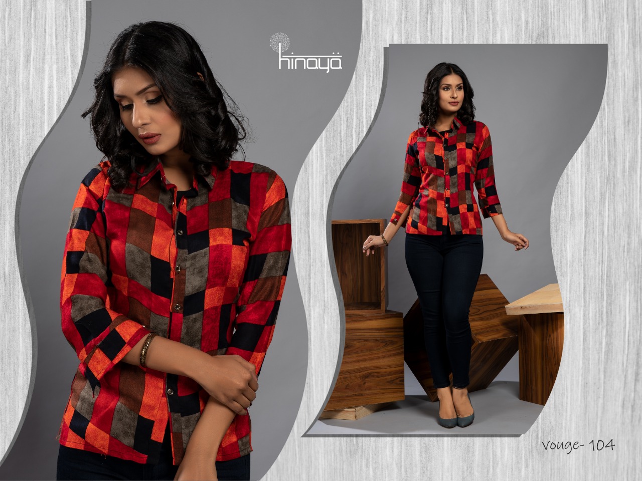 Vogue Vol-1 By Hinaya 101 To 109 Series Indian Traditional Wear Collection Beautiful Stylish Fancy Colorful Party Wear & Occasional Wear Rayon Printed Kurtis At Wholesale Price