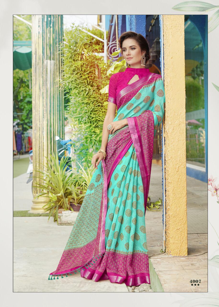 Weaves Zoya Silk By Fashid Wholesale 4001 To 4012 Series Indian Traditional Wear Collection Beautiful Stylish Fancy Colorful Party Wear & Occasional Wear Linen Sarees At Wholesale Price